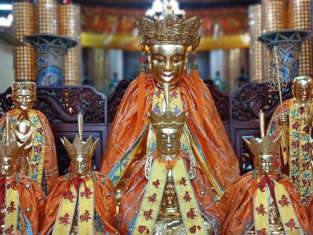 東寧宮地藏廟 東嶽大帝 金身地藏菩薩&nbsp;：市區改正後重建